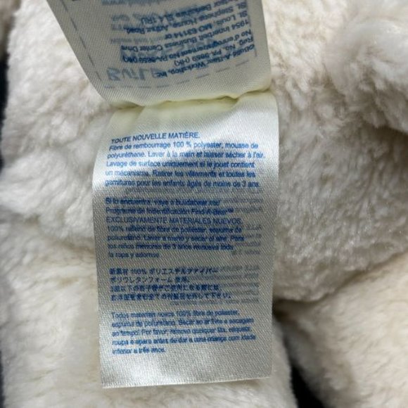 Build A Bear White / Cream Teddy Bear Brown Nose & Eyes 15" 2013 - Picture 9 of 12